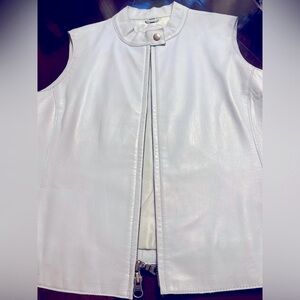 Leather vest